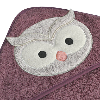 Serviette à capuchon pour enfant - Hibou