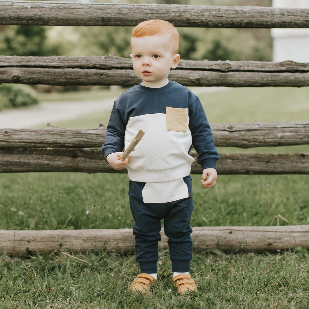 Ensemble 2 pièces Chandail et pantalon - Bleu - 3 à 24 mois