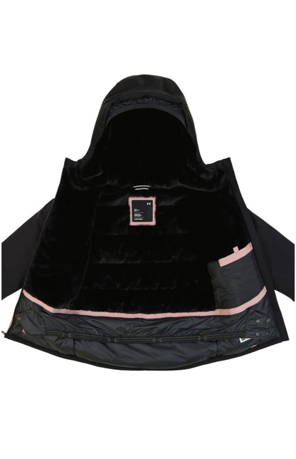 Manteau d’hiver TONIBIRD - UAC SPACES JUNIOR -Rose/Noir - 7-16 ans