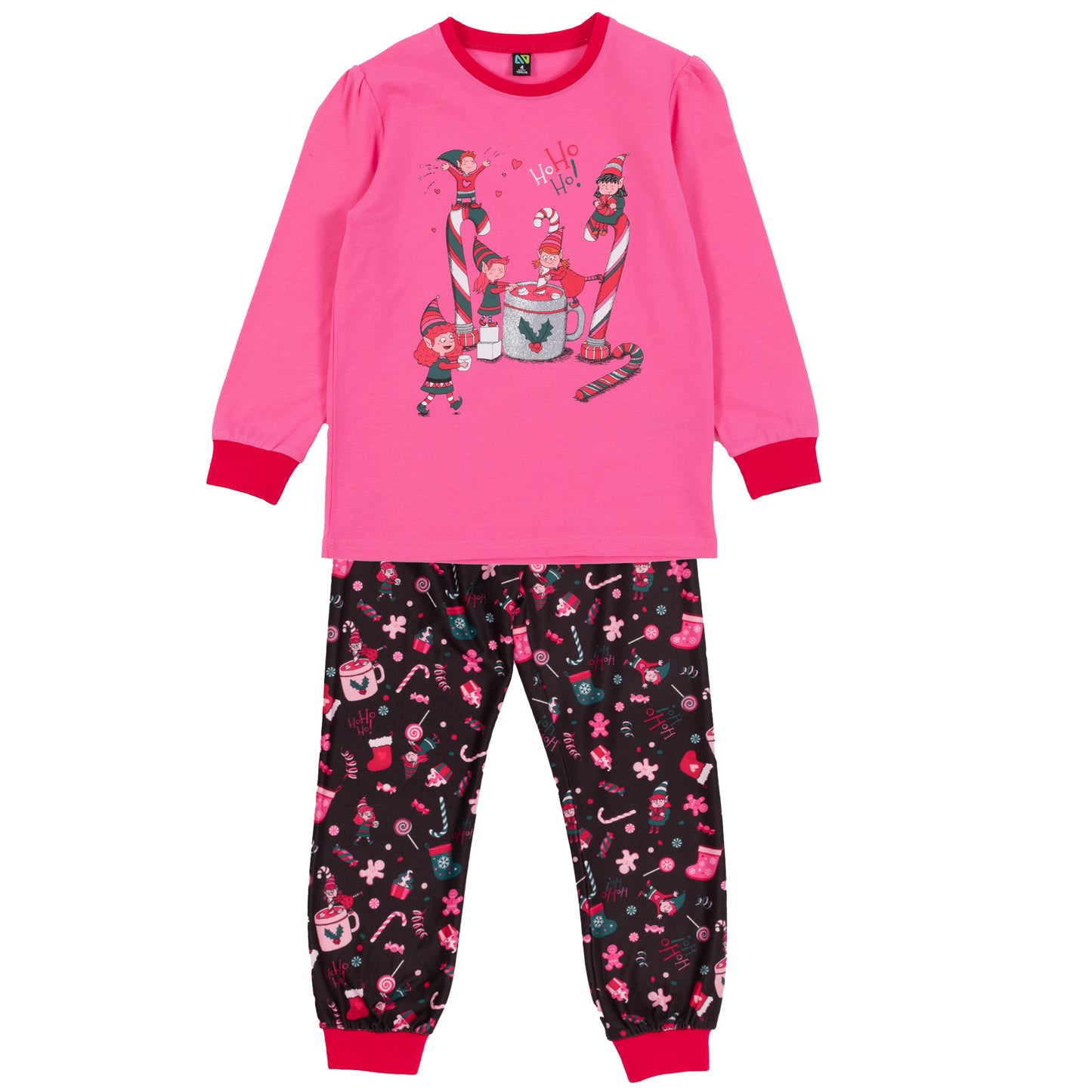 Pyjama Collection des Fêtes -Lutins - F24P60 - 2 à 14 ans