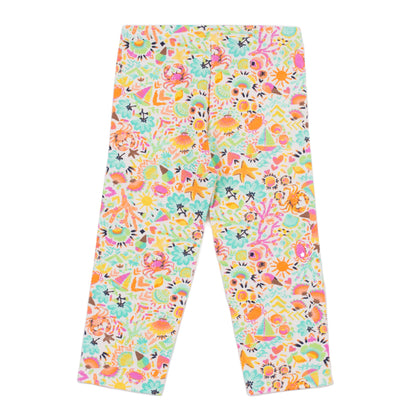 Legging 3/4 imprimé - Instants de vacances - S2408-14 - 2 à 10 ans