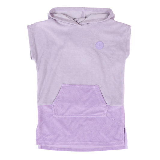 Poncho de plage - S26BP600 - Lilas -  12/24 mois à 14 ans