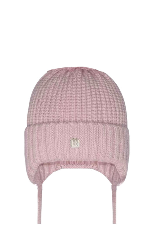 Tuque à oreilles pour bébé et enfant - Vieux rose