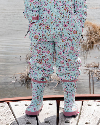 Bottes de pluie H30WB10-3H005 - Imprimé fleurs -4E à 13E