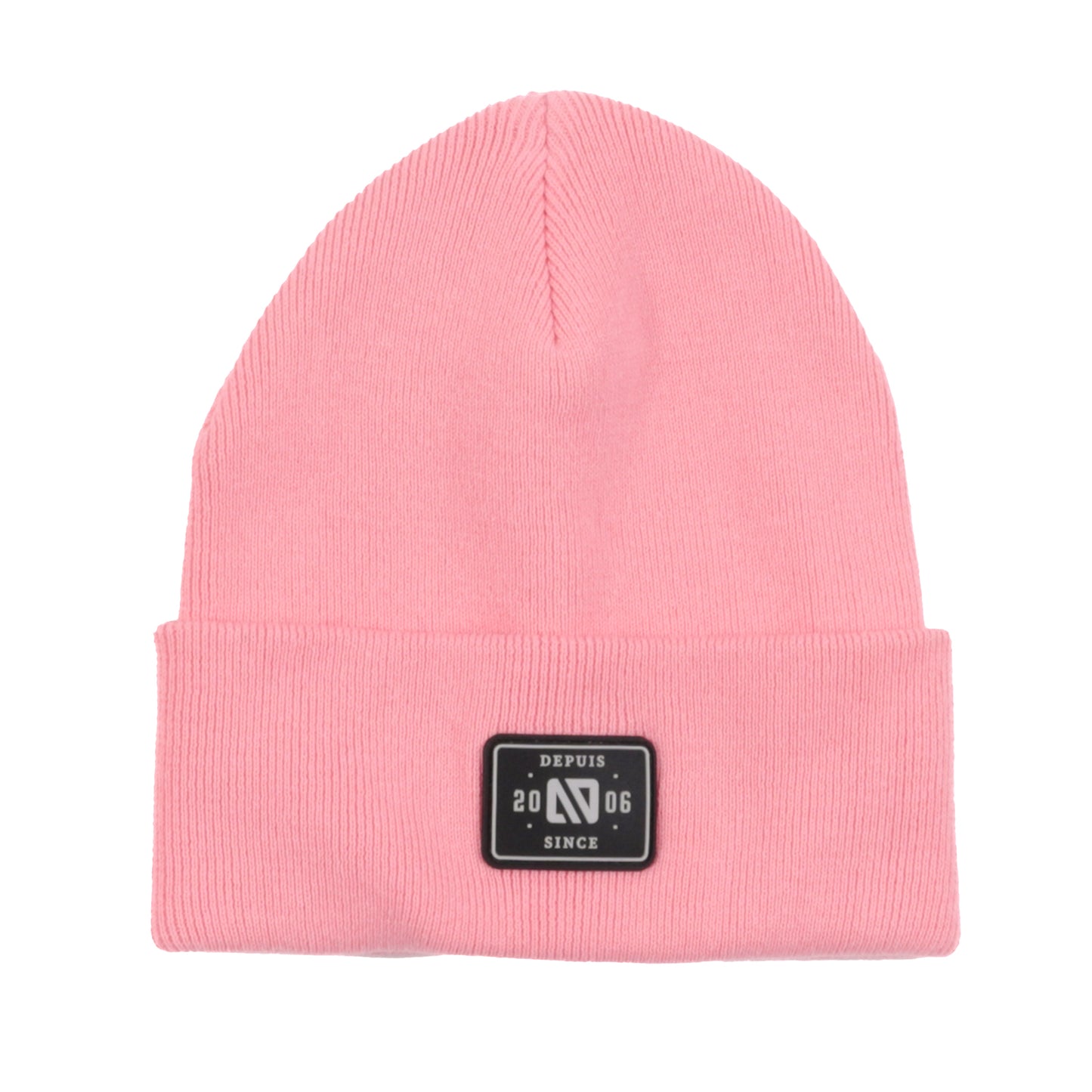 Tuque en tricot - BTU230-S26 - ROSE PÂLE - 2/6 à 7/14 ans