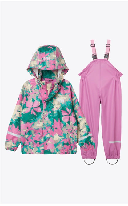 Ensemble de pluie - BERGEN 2.0 - META PINK AOP - 089 - 1 à 8 ans