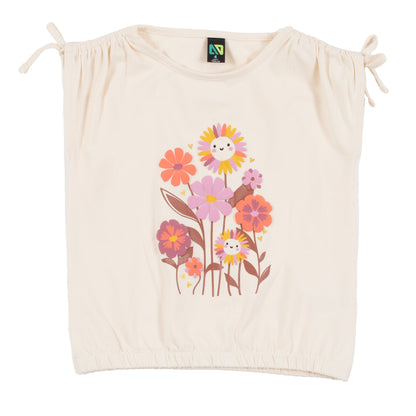 T-shirt blanc - Joli colibri - S2502-11 - 2 à 10 ans