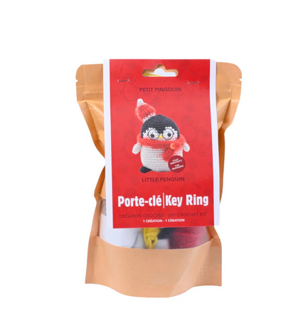KIT DIY PORTE-CLÉS CROCHET – PINGOUIN