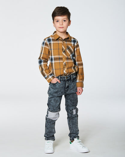 Jeans en denim extensible - Chic, On fête! - G20YB25-124 - 2 à 12 ans