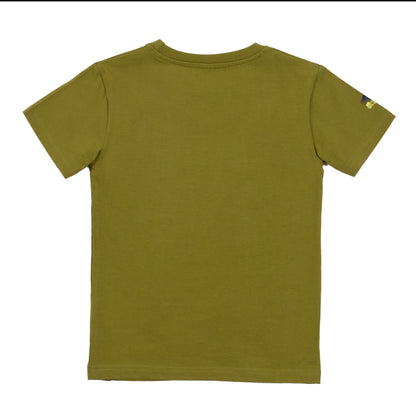 T-shirt vert - Allons en safari - S2407-07 - 2 à 10 ans