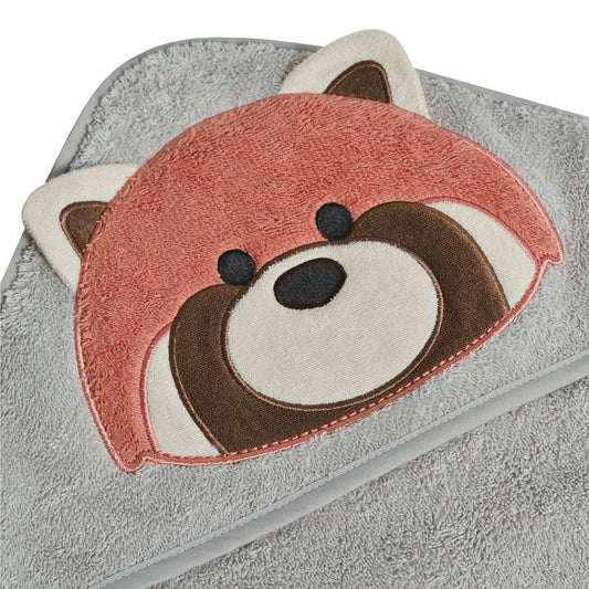 Serviette à capuchon pour enfant - Panda Roux