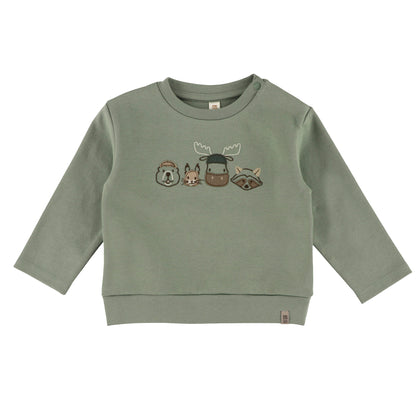 Ensemble chandail et pantalon - Ma douce forêt - F2659-04 - Nouveau-né à 24 mois