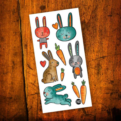 Tatouages  - Promo de Pâques - Ensemble de 6 tatouages