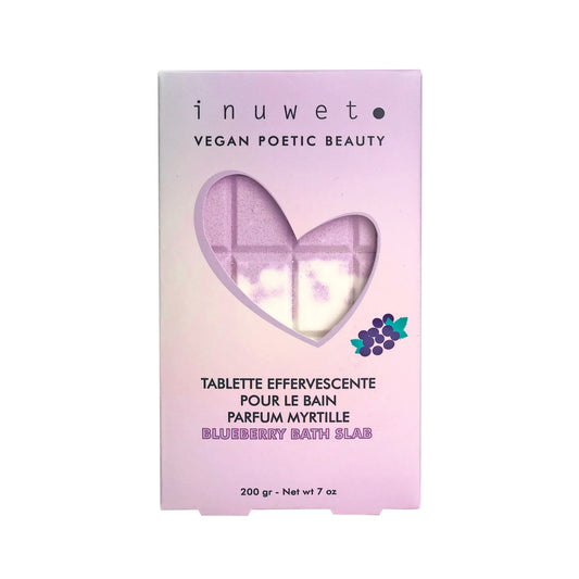 Tablette de bain effervescente violette - Myrtille