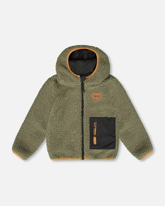 Manteau mi-saison réversible - H20W65-999 - 2 à 10 ans