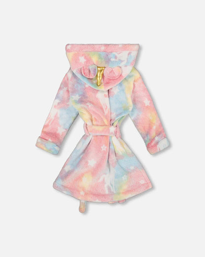 Peignoir En Peluche "Brille Dans Le Noir" - H20R90-000 - 2 à 12 ans