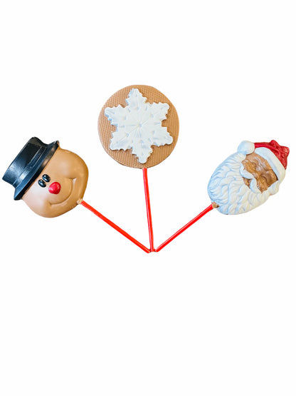 Suçon en chocolat au lait l figurines de Noël