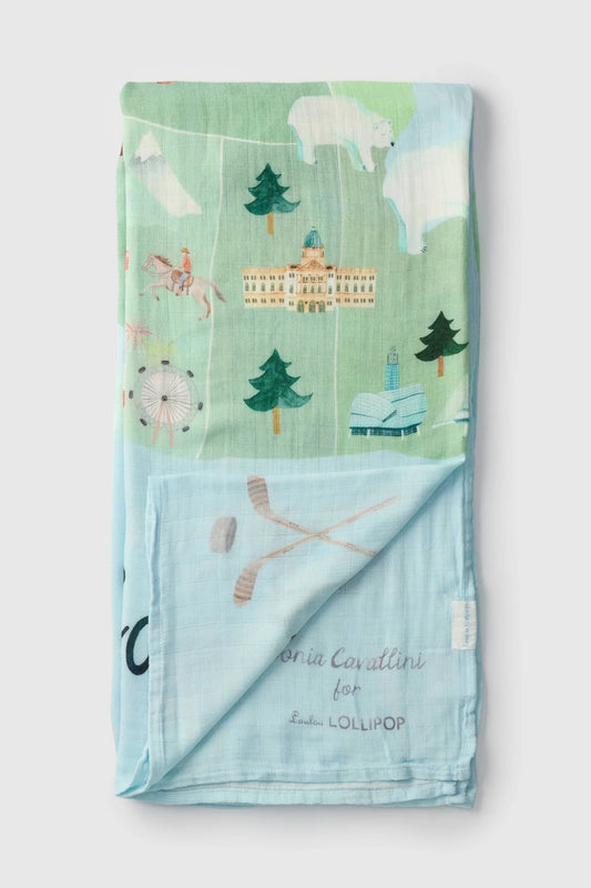 Couverture de mousseline de bambou - Canada