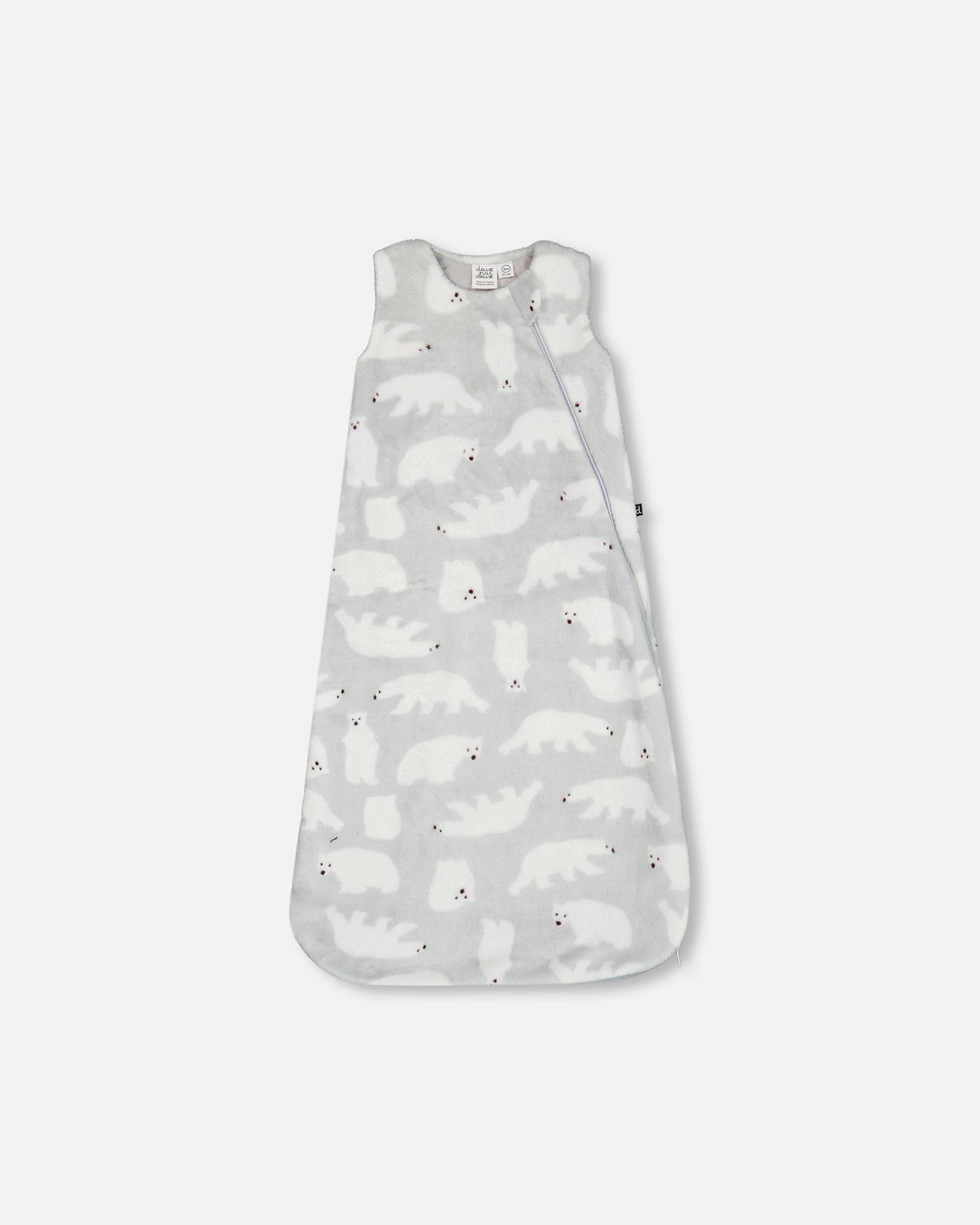 Sac de nuit ours polaire en peluche - Maman ours et bébé ours - G20CSB-050