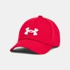 UA Blitzing Boys' Casquette ajustable - 1376708-600 - Rouge/Blanc- Junior