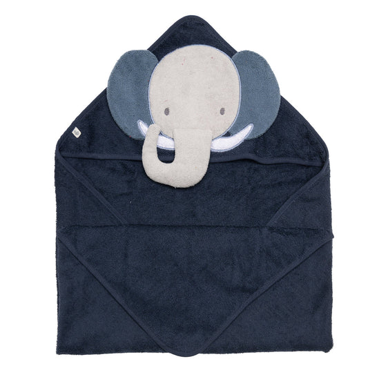 Serviette à capuchon pour bébé - Éléphant