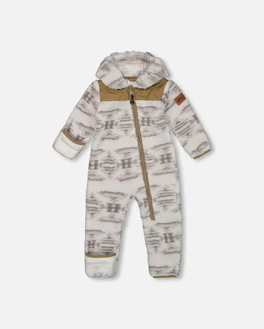 Ensemble en polar 1 pièce bébé G20W66-030 - 6 à 24 mois