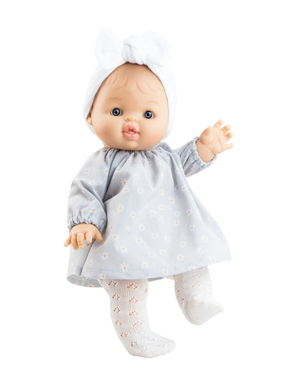 POUPÉE - BÉBÉ GORDIS - RAKY AVEC BLOUSE FLEURIE ET BANDEAU