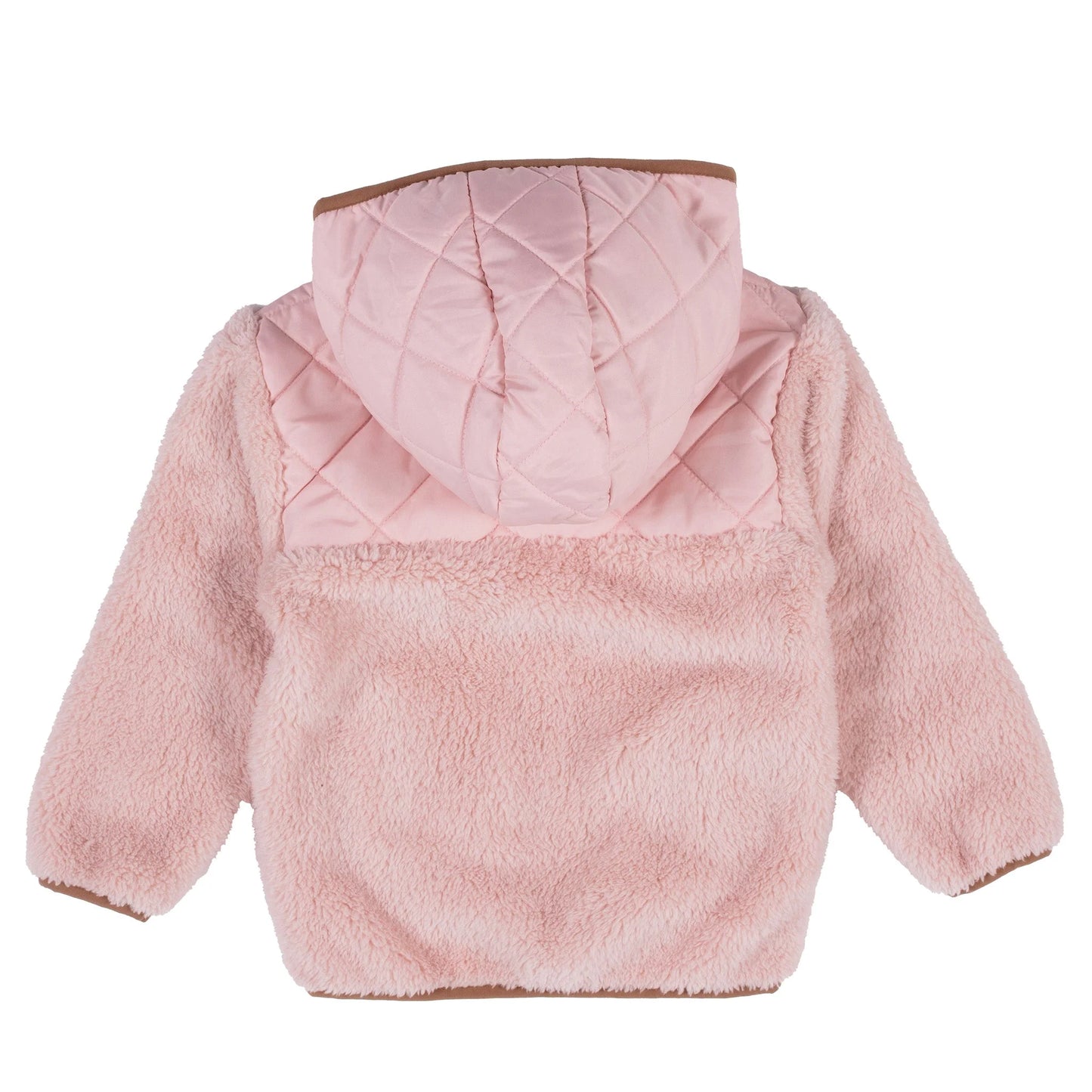 Veste de sherpa - F25VS02-2- Rose - 2 à 12 ans