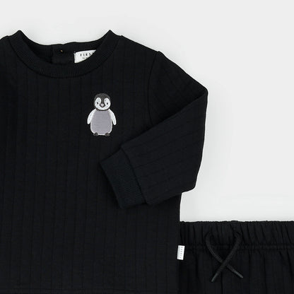 Ensemble 2 pièces Chandail et pantalon - Noir - 3 à 24 mois