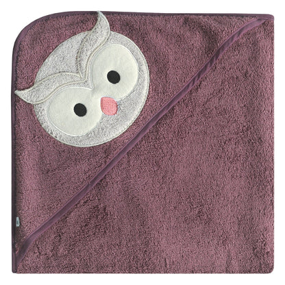 Serviette à capuchon pour bébé - Hibou