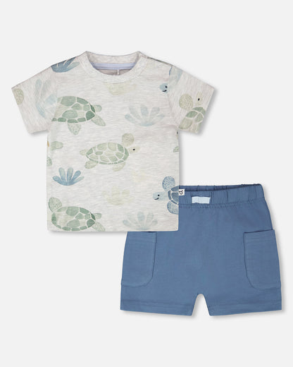 Ensemble chandail et Short - H30D13_3H060 - 3 à 24 mois