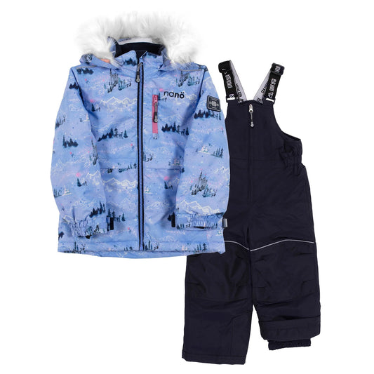 Habit de Neige 2 Pièces - bleu lila - F25M256 - 4 à 7 ans