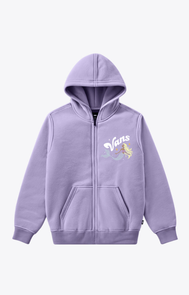 Veste à capuchon MERMAID FULL ZIP - Orchidée -  2 à 7 ans