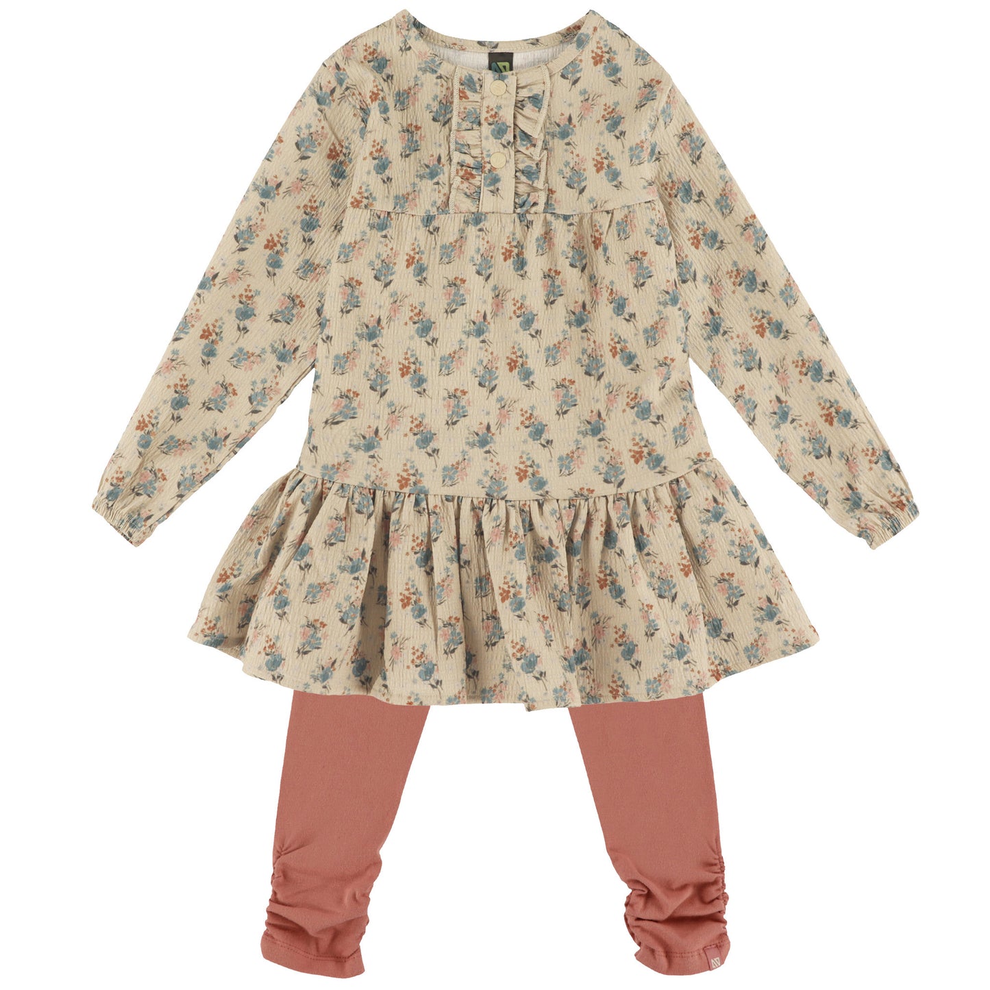 Ensemble tunique et legging - Charmante floraison - F2656-03 - 3 à 24 mois