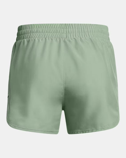 ShortUA Fly-By 3" Shorts filles - Vert - 6 à 14 ans