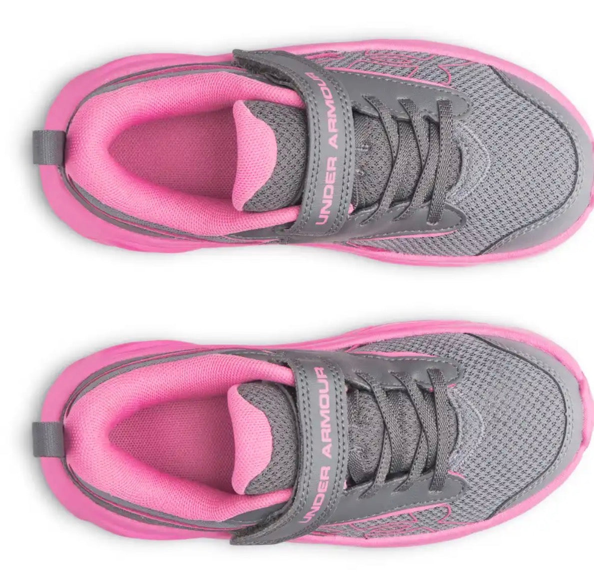 Chaussures de course UA Surge 5 6010437-024 - Gris/Rose - 11E à 3J