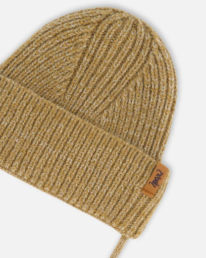 Tuque en tricot avec oreille - Taupe - G20ZW08-907 - 6 à 24 mois