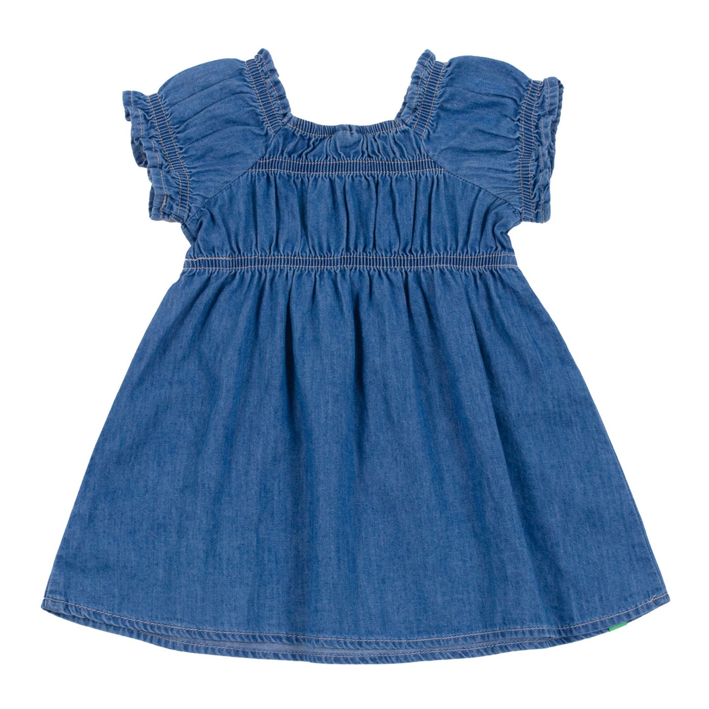 Robe en denim à manche courte - Petite Hippie - S2456-09 - 6 à 24 mois