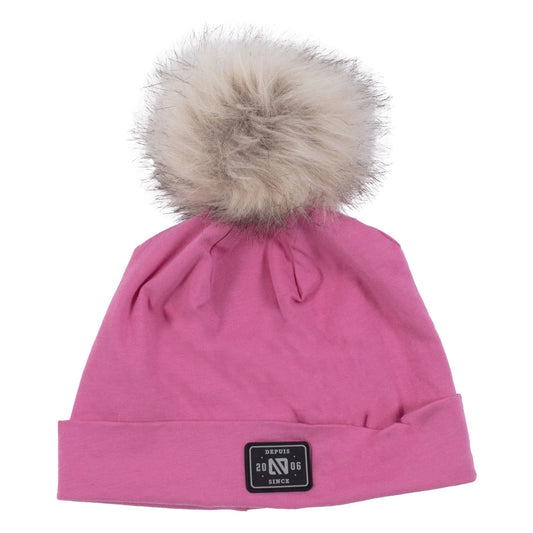 Tuque d’automne - F25TUJ500 - Rose - 5/14 ans