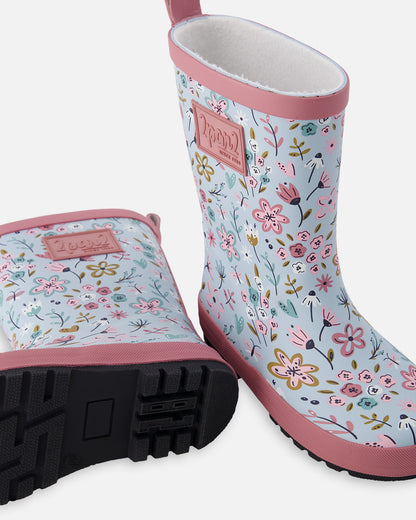 Bottes de pluie H30WB10-3H005 - Imprimé fleurs -4E à 13E
