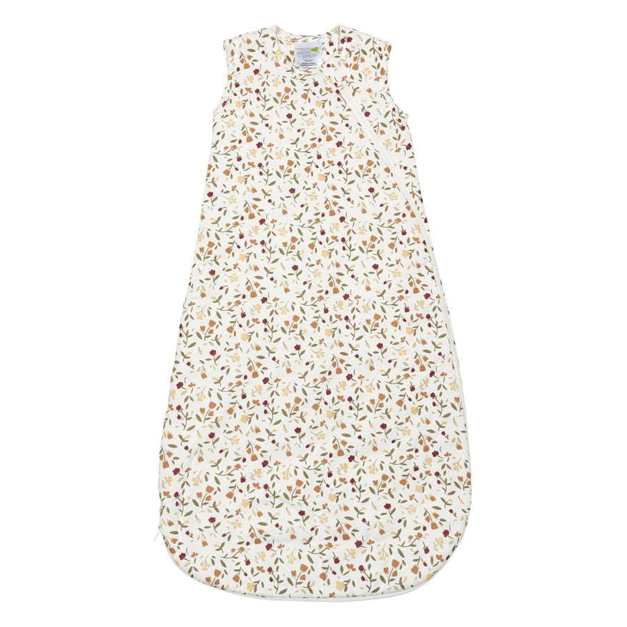 Sac de nuit matelassé en bambou - Floral (1.0 tog)