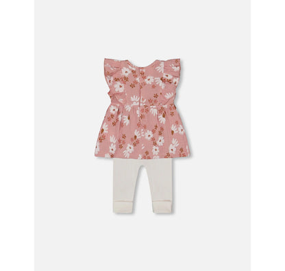 Ensemble tunique et legging en coton organique - G30A10_069 - 3 à 24 mois