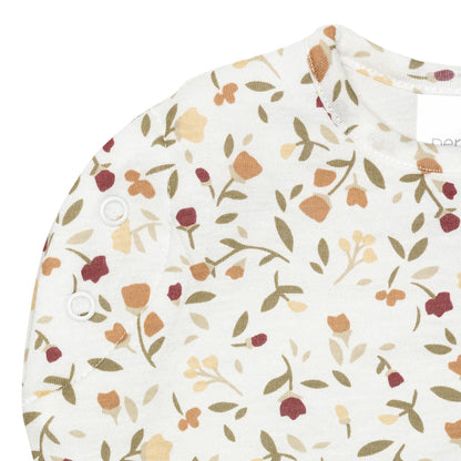 Sac de nuit pour nouveau-né en bambou - Floral (1.0 tog)