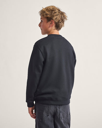 Chandail classique crew neck - Noir -  8 à 14 ans