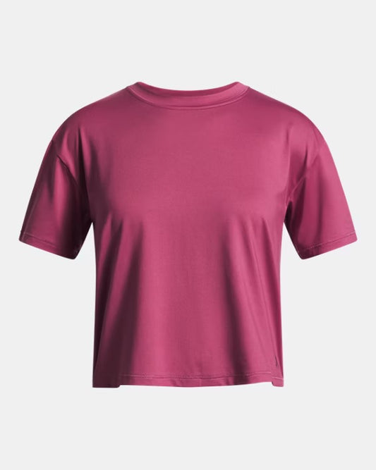 UA Motion Girls' Short Sleeve Fushia/Maron - 7 à 14 ans