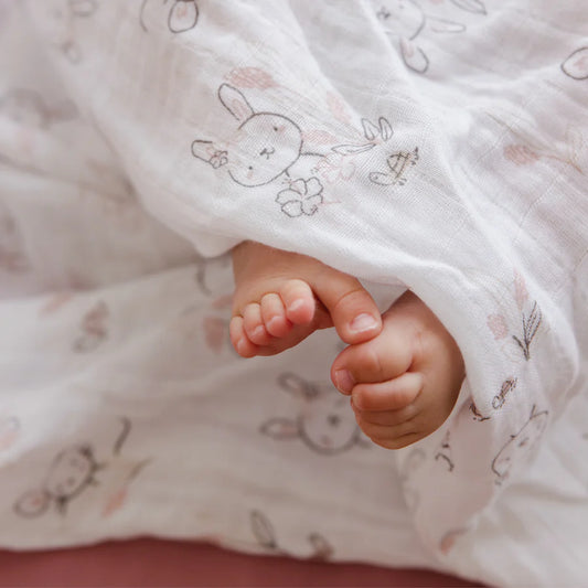 Couverture de mousseline - Lapin