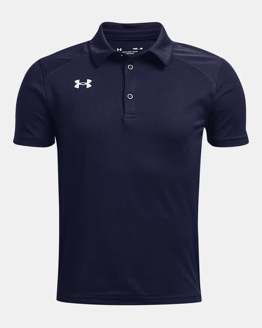 Polo -  UA Tech™ Team - 1370439-410 - Marine - 7 à 14 ans