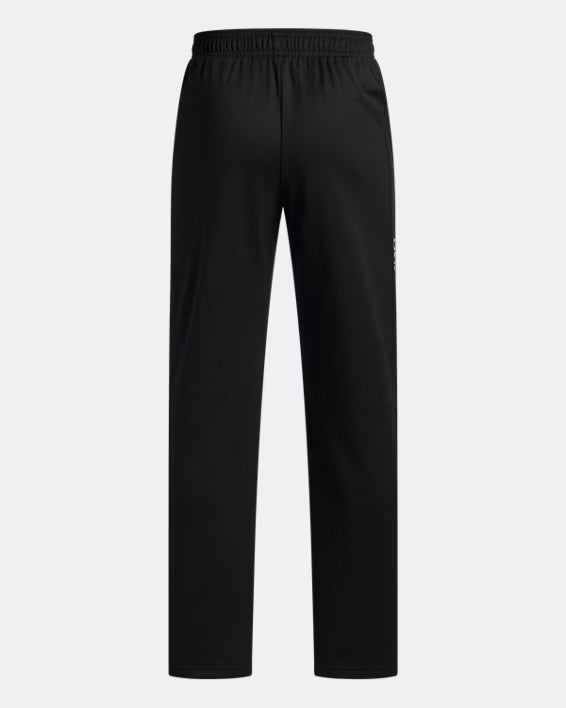 UA Boys' Brawler 3.0 Tapered Pants Noir/Blanc - 7 à 14 ans