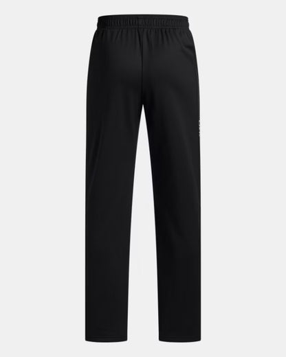 UA Boys' Brawler 3.0 Tapered Pants Noir/Blanc - 7 à 14 ans
