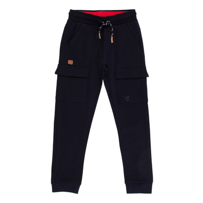 Pantalon de jogging cargo - Club école - F2403-02 - 2 à 12 ans